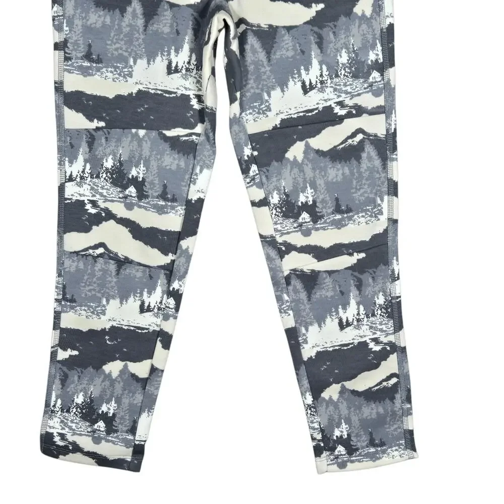 GapFit‎ Pants Kids Medium Gray Nature Mist Fit Tech Joggers Zip Pockets Casual